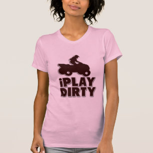 Ik speel Dirty Funny Motocross Dirt Bike T-shirt