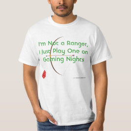 Ik speel een Ranger (boogkunst) T-shirt
