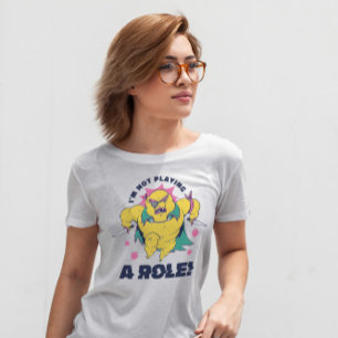 Ik speel geen rolteken t-shirt