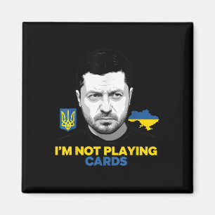 Ik speel geen Zelensky Trump Support Magneet