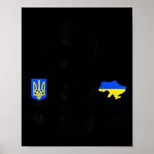 Ik speel geen Zelensky Trump Support Poster