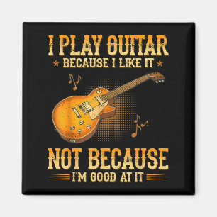 Ik speel gitaar omdat ik het leuk vind, niet omdat magneet