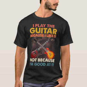 Ik speel gitaar omdat ik het leuk vind, niet omdat t-shirt