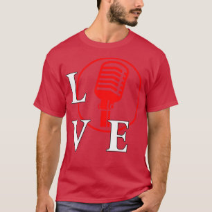 Ik speel graag Sing voor de muziekliefhebber Singe T-shirt