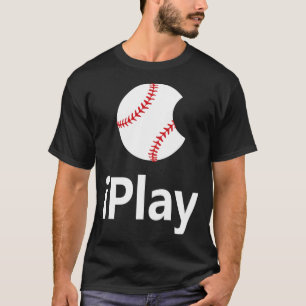 ik speel honkbal Logo baseball grappig met honkbal T-shirt