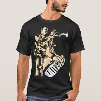 Ik speel jazz muziek t-shirt