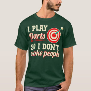 Ik speel kunst zodat ik geen mensen kan kiezen t-shirt