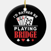 Ik speel liever brug. keramisch ornament (Achterkant)