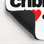 Ik speel liever crimineel mousepad. muismat (Hoek)