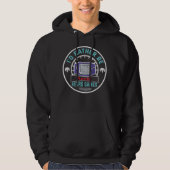 Ik speel liever handheld retro games hoodie (Voorkant)