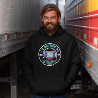 Ik speel liever handheld retro games hoodie