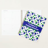 Ik speel liever Pickleball Blue Green Cutout Planner (Display)