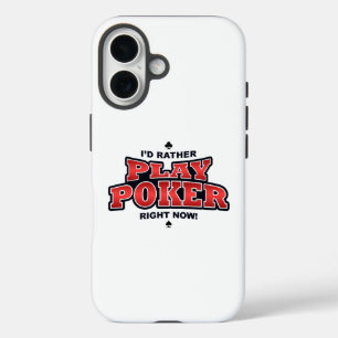 Ik speel liever poker iPhone 16 hoesje