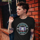 Ik speel liever retro games - Handheld T-shirt