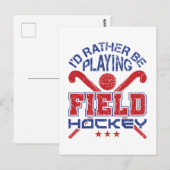 Ik speel liever veldsleutel. briefkaart (Voorkant / Achterkant)