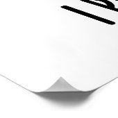 Ik speel met Ear Funny Guitar Musician Pun Poster (Hoek)