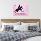 Ik speel met fonies canvas afdruk (Insitu (Slaapkamer))