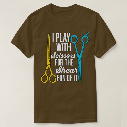 Ik speel met schaarste t-shirt (Design voorkant)