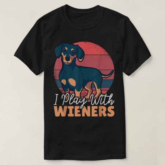 Ik speel met Wieners T-shirt (Design voorkant)