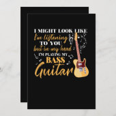 Ik speel mijn gitaar. bedankkaart (Voorkant / Achterkant)