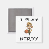 Ik speel Nerdy Magneet (Voorkant / Achterkant)