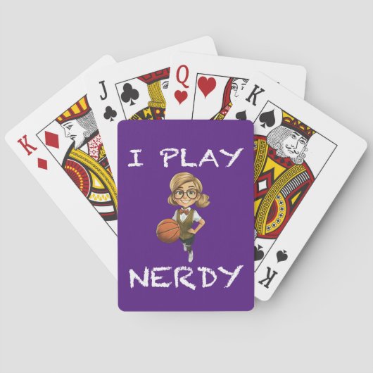 Ik speel Nerdy Pokerkaarten (Achterkant)