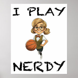 Ik speel Nerdy Poster
