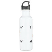 Ik speel Nerdy Waterfles (Voorkant)