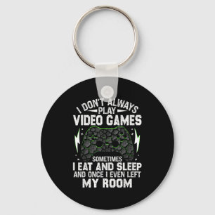 Ik Speel Niet Altijd Videogames Grappige Gamer Jon Sleutelhanger