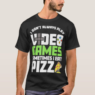 Ik speel niet altijd videospellen grappig games t-shirt