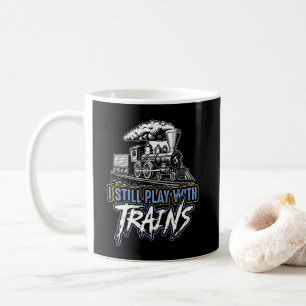 Ik speel nog steeds met treinen, Steam Engine Rail Koffiemok