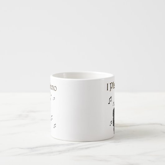 Ik speel Piano T-shirts en cadeautjes Espresso Kop (Voorkant)