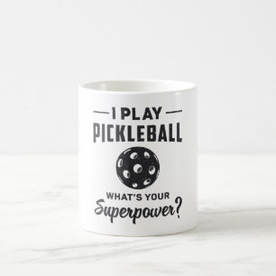 Ik speel Pickleball Wat is je Superpower Ball Dink Koffiemok