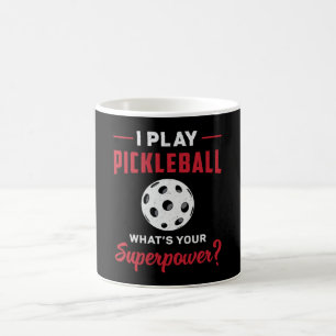 Ik speel Pickleball Wat is je Superpower Dink Gift Koffiemok