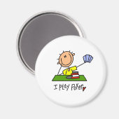 Ik speel poker magneet (Voorkant / Achterkant)