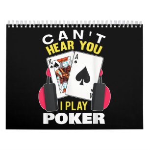 Ik speel Poker Texas Holdem Player. Kalender