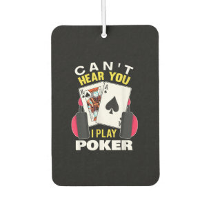 Ik speel Poker Texas Holdem Player. Luchtverfrisser