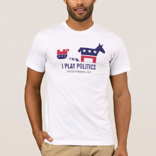 Ik speel Politiek: Politiek roebel T-shirt