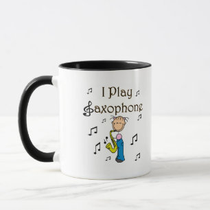Ik speel saxofoon T-shirts en cadeaus Mok