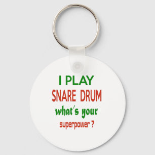 Ik speel Snare Drum wat is je superkracht? Sleutelhanger