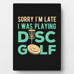 Ik speelde Disc Golf Fotoplaat