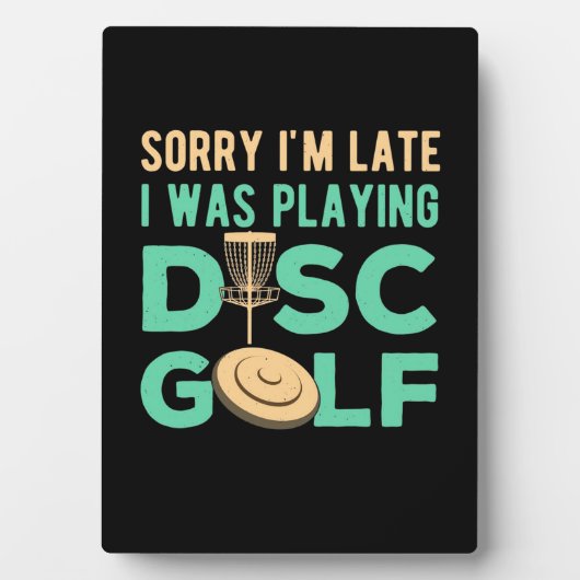 Ik speelde Disc Golf Fotoplaat (voorkant)