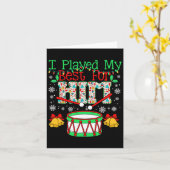 Ik Speelde Mijn Best Voor Hem Lil' Drummer Boy Ker Kaart (Gele Bloem)