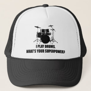 IK SPEL DRUMS, WAT IS JE SUPERPOWER? TRUCKER PET