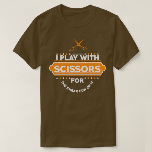 IK SPEL MET SCISSORS T-SHIRT (Design voorkant)