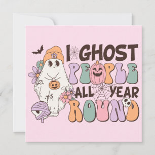 Ik spook mensen Halloween Kaart