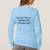 Ik spreek ASPIE! T-shirt (Achterkant)