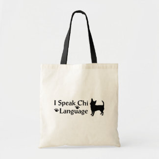Ik spreek Chi Language Canvas tas
