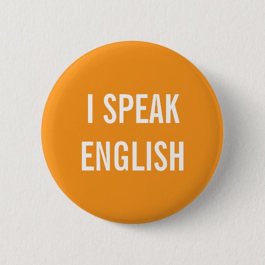 IK SPREEK ENGELS BUTTON (Voorkant)