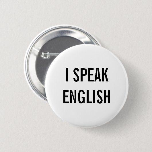 IK SPREEK ENGELS BUTTON (Voorkant /achterkant)